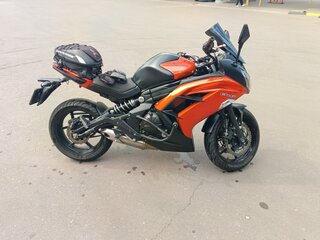 2014 Kawasaki ER-6F (Ninja 650R), оранжевый, 650000 рублей, вид 1