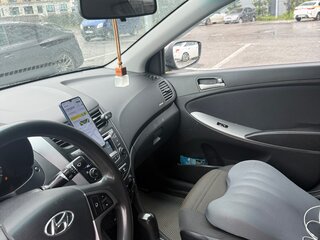 2015 Hyundai Solaris I Рестайлинг, серый, 430000 рублей, вид 5