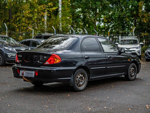 2008 Kia Spectra I Рестайлинг 2, чёрный, 230000 рублей - вид 1