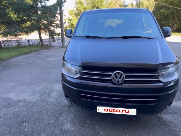 2011 Volkswagen Multivan T5 Рестайлинг, чёрный