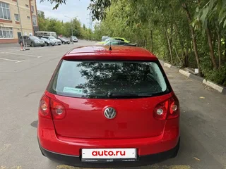 2007 Volkswagen Golf V, красный, 595000 рублей, вид 4
