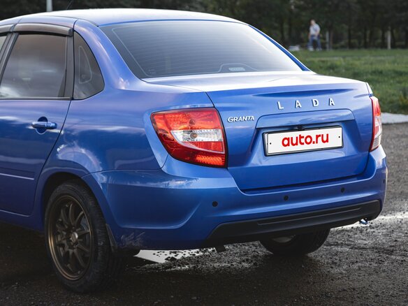 2022 Lada (ВАЗ) Granta I Рестайлинг, синий, 675000 рублей - вид 5
