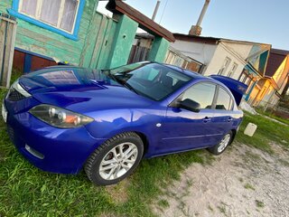 2006 Mazda 3 I (BK) Рестайлинг, синий, 340000 рублей, вид 4