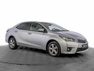 2014 Toyota Corolla XI (E160, E170, E180), серебристый, 1230000 рублей, вид 3