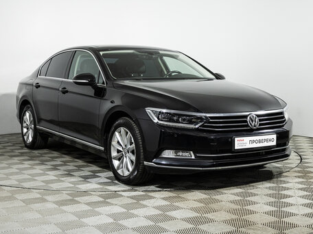 2017 Volkswagen Passat B8, чёрный, 1819700 рублей, вид 3
