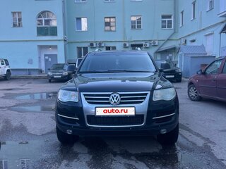 2008 Volkswagen Touareg I Рестайлинг, чёрный, 1250000 рублей, вид 2