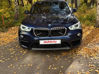 2017 BMW X1 18i sDrive II (F48), синий, 2430000 рублей, вид 4