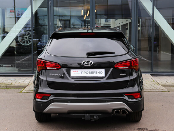 2015 Hyundai Santa Fe III Рестайлинг, чёрный, 1747000 рублей - вид 4