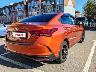 2021 Hyundai Solaris II Рестайлинг, оранжевый, 1350000 рублей, вид 5