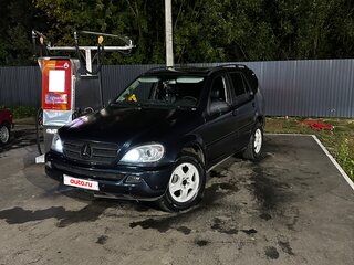 2002 Mercedes-Benz M-Класс 320 I (W163) Рестайлинг, чёрный, 500000 рублей, вид 2