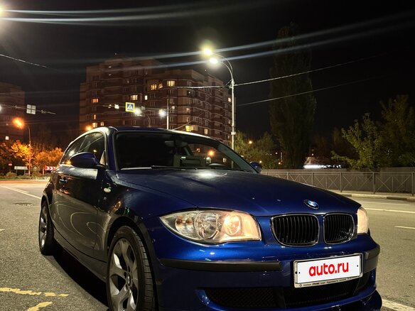 2008 BMW 1 серии 118i I (E81/E82/E87/E88) Рестайлинг, синий, 1200000 рублей - вид 7