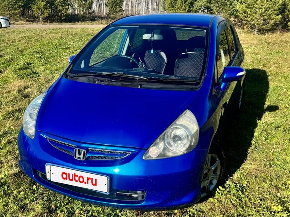 2007 Honda Fit I, синий, 450000 рублей