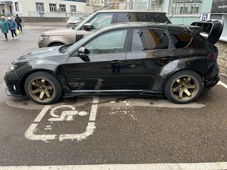 2008 Subaru Impreza WRX STi III, чёрный, 700000 рублей, вид 3