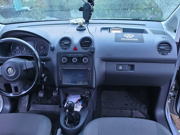 2013 Volkswagen Caddy III Рестайлинг, серебристый, 1300000 рублей - вид 9