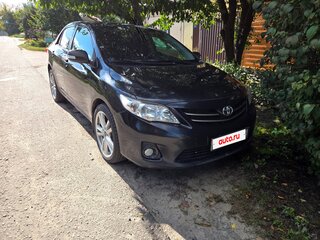 2012 Toyota Corolla X (E140, E150) Рестайлинг, чёрный, 650000 рублей, вид 3