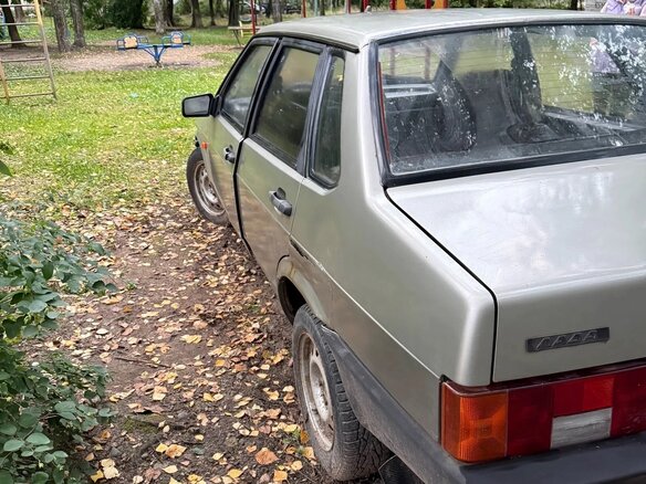 1998 Lada (ВАЗ) 21099, серый, 72000 рублей - вид 6