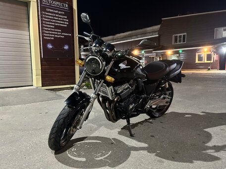 1993 Honda CB 400 Super Four, чёрный, 210000 рублей, вид 3