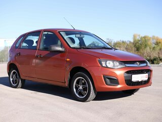 2013 Lada (ВАЗ) Kalina II, оранжевый, 319060 рублей, вид 3