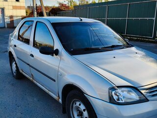 2005 Renault Logan I, серебристый, 145000 рублей, вид 2