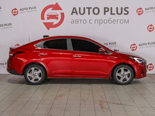 2020 Hyundai Solaris II Рестайлинг, красный, 1495000 рублей, вид 5