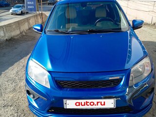 2017 Lada (ВАЗ) Granta Sport I, синий, 500000 рублей, вид 4