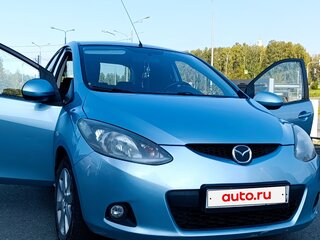 2008 Mazda 2 II (DE), голубой, 690000 рублей, вид 1