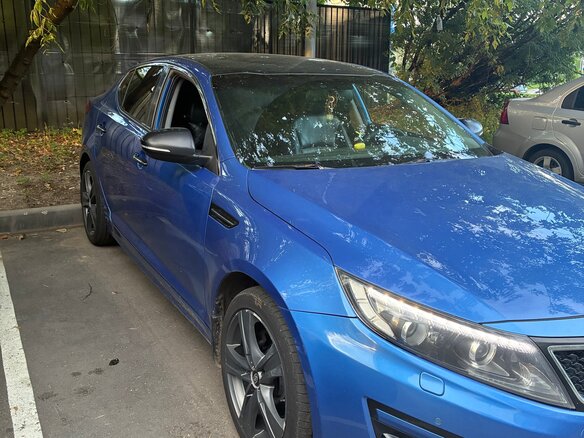 2014 Kia Optima III Рестайлинг, синий, 1050000 рублей