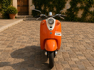 2007 Yamaha Vino 50, оранжевый, 125000 рублей, вид 2