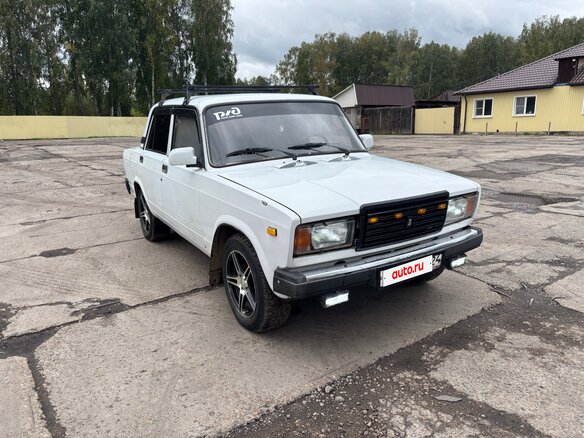 2007 Lada (ВАЗ) 2107, белый, 160000 рублей - вид 1