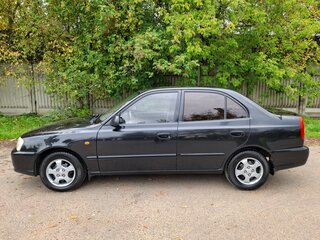 2008 Hyundai Accent ТагАЗ II, чёрный, 599000 рублей, вид 3