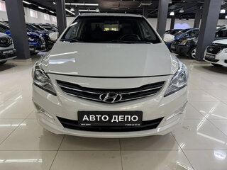 2015 Hyundai Solaris I Рестайлинг, бежевый, 1139000 рублей, вид 2