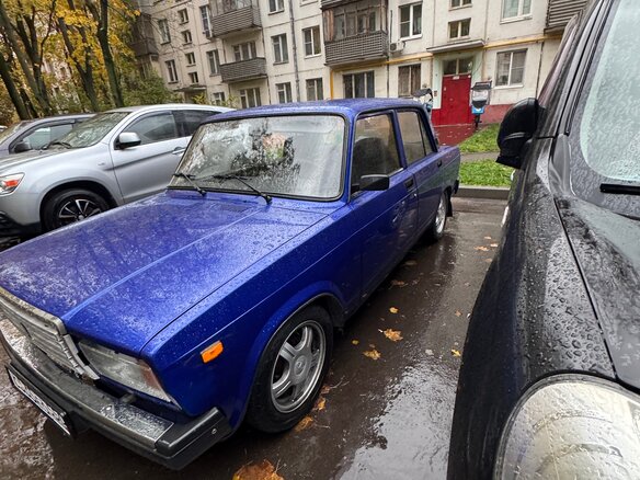2011 Lada (ВАЗ) 2107, синий, 330000 рублей - вид 1