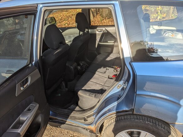 2008 Subaru Forester III, синий, 750000 рублей - вид 11