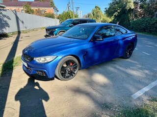 2014 BMW 4 серии 420d xDrive F32/F33/F36, синий, 2140000 рублей, вид 2