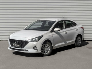 2022 Hyundai Solaris II Рестайлинг, белый, 1610000 рублей, вид 1