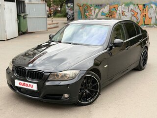 2009 BMW 3 серии 320i V (E90/E91/E92/E93) Рестайлинг, чёрный, 1000000 рублей, вид 2