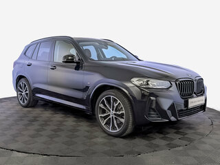 2022 BMW X3 30i xDrive III (G01) Рестайлинг, чёрный, 5950000 рублей, вид 3
