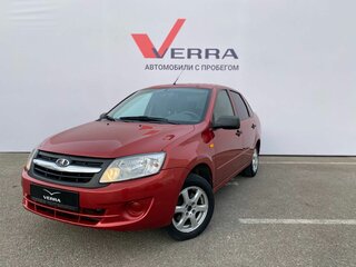 2013 Lada (ВАЗ) Granta I, красный, 420000 рублей, вид 1