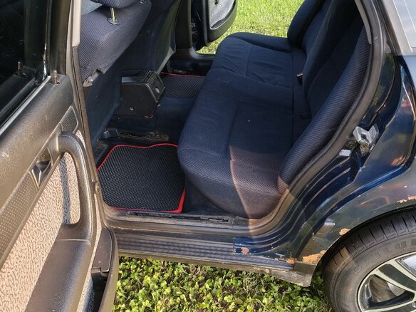 1992 Audi 100 IV (C4), синий, 165000 рублей - вид 22