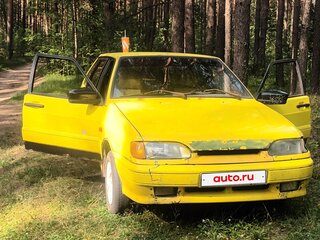 2007 Lada (ВАЗ) 2114, жёлтый, 120000 рублей, вид 1