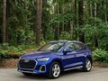 2021 Audi Q5 45 TFSI II (FY) Рестайлинг, синий, 5030000 рублей
