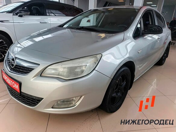 2010 Opel Astra J, серебристый, 430000 рублей