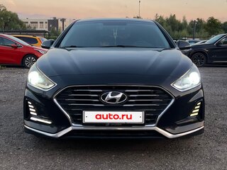 2019 Hyundai Sonata VII (LF) Рестайлинг, чёрный, 1825000 рублей, вид 2