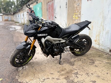 2014 Yamaha MT-09 (FZ-09), чёрный, 565000 рублей, вид 1