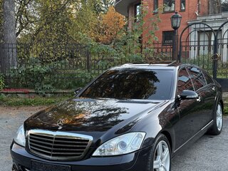 2008 Mercedes-Benz S-Класс 500 Long V (W221), чёрный, 1050000 рублей, вид 3