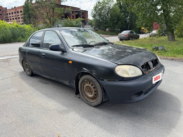 2007 Chevrolet Lanos I, чёрный, 35000 рублей