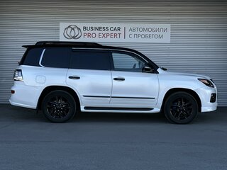 2014 Lexus LX 570 III Рестайлинг, белый, 4695000 рублей, вид 4