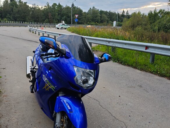 2002 Honda CBR 1100 XX, синий, 370000 рублей - вид 17