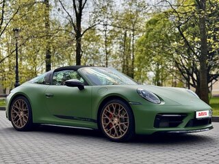 2021 Porsche 911 Targa 4S VIII (992), зелёный, 12000000 рублей, вид 3