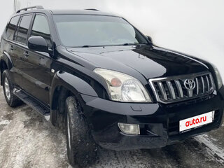 2008 Toyota Land Cruiser Prado 5-speed 120 Series Рестайлинг, чёрный, 1770000 рублей, вид 1